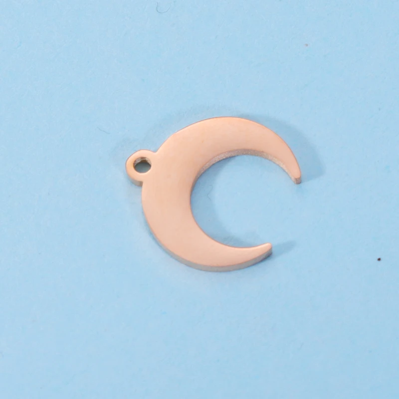 Fnixtar подвеска в виде полумесяца зеркальная полированная нержавеющая сталь