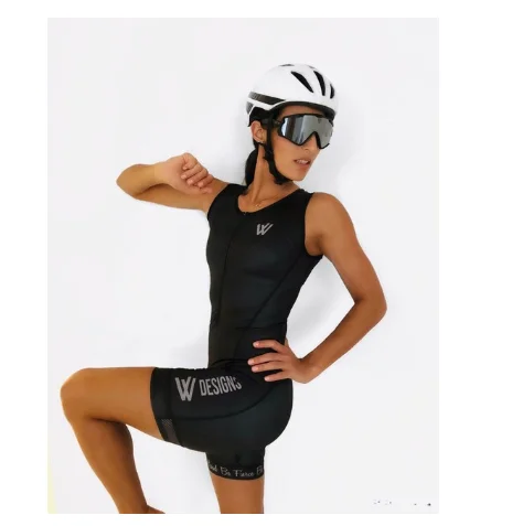 Женский триатлоновый костюм без рукавов одежда для тренировок велоспорта