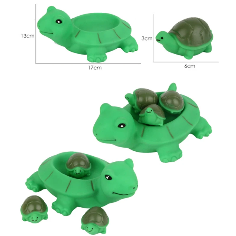 Игрушка для ванны животные Плавающие Игрушки для воды мини красочные мягкие плавающие резиновые утки сжимают звук Забавный подарок для маленьких детей