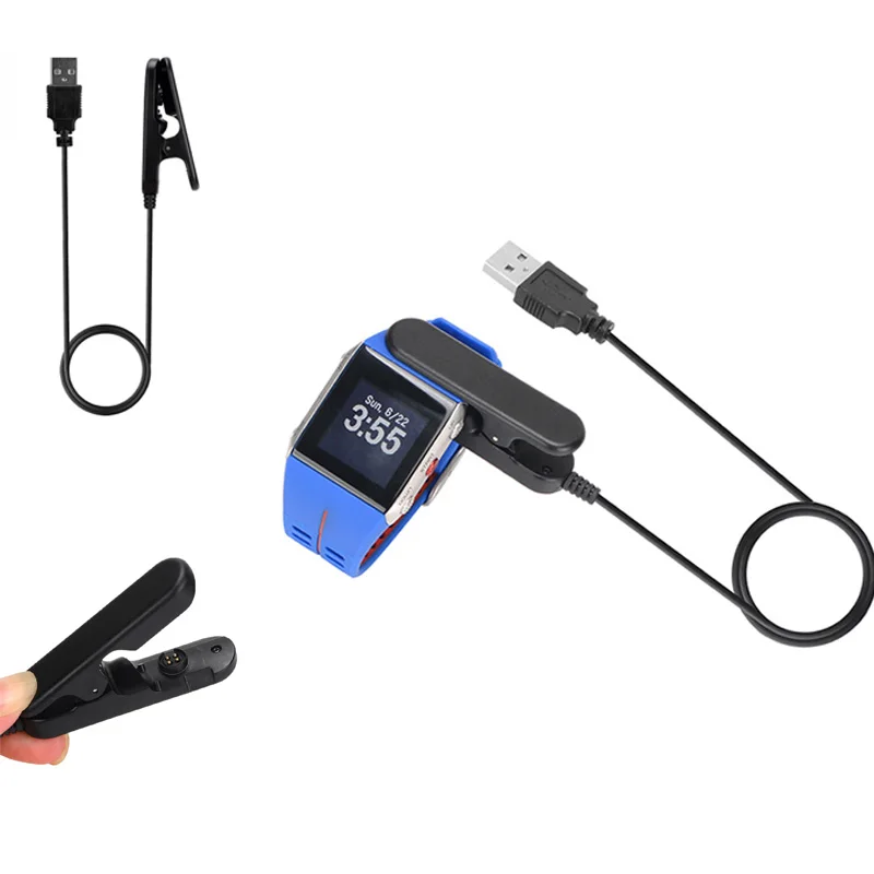 100 см Смарт часы зарядное устройство зарядный зажим кабель док станция с