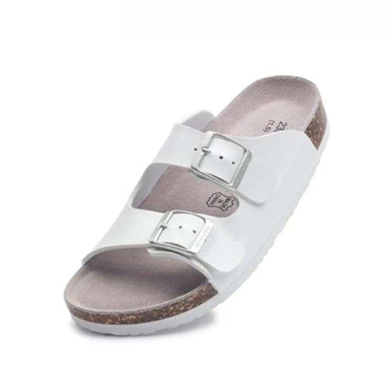 Шлепанцы унисекс на пробковой платформе повседневные уличные сандалии для