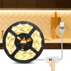 12345 м умный переключатель ручного подметания USB Светодиодная лента водонепроницаемый кухонный ручной датчик светодиодный светильник для шкафа кровати Диодная лента освещение