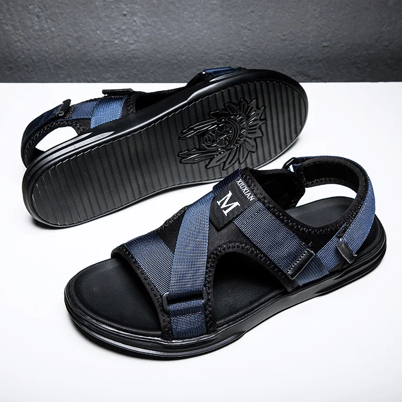 

Rubber Sandals Slip On Sandals Mens Comfort Gladiator Men Shoes Sandale De Plage Sandalias Outdoor Summer Walking Sandal Flat