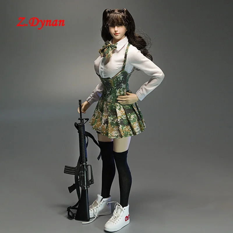 Cdtoys M014 1/6 женская модель одежда для солдат JK Костюм Униформа с кроссовками носки