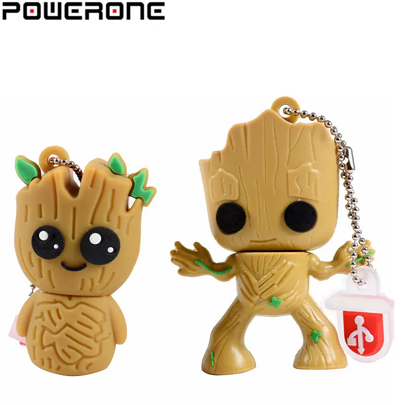 POWERONE с любимыми персонажами из мультфильмов изображением грута флэш накопитель