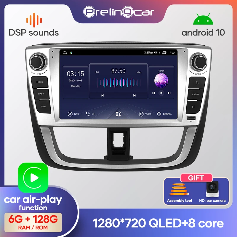 4G Lte Android 10 0 Автомобильная Мультимедийная навигационная система GPS-плеер для Toyota