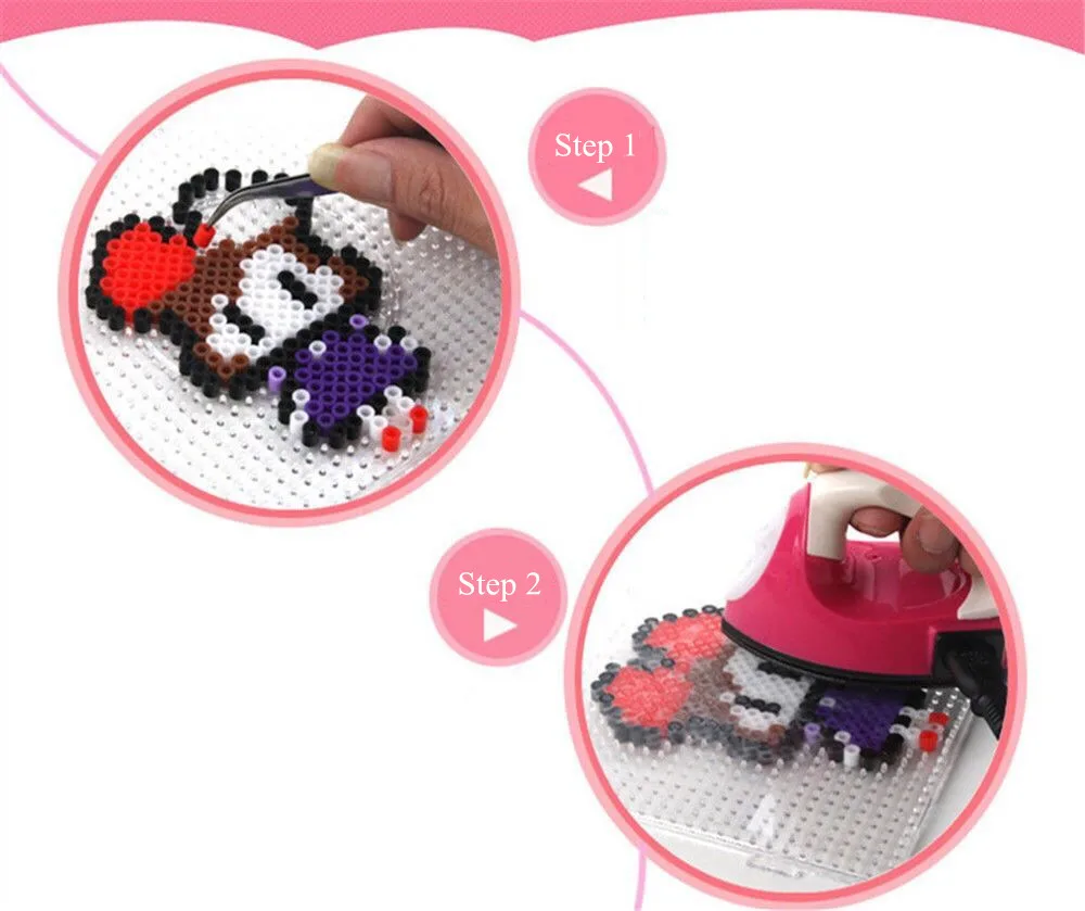 Хама бусины аксессуары для 2,6 мм и 5 мм Perler бусины головоломки игрушки для детей и взрослых 3D Пазлы Perles де Хама дропшиппинг