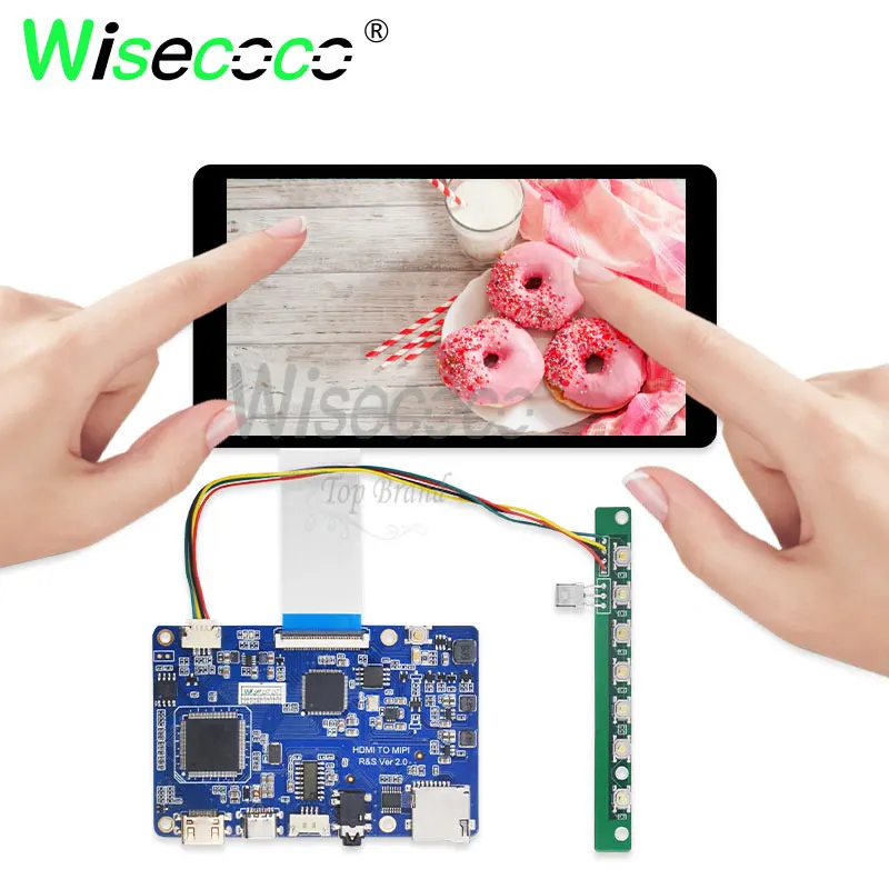 Для raspberry pi 5 дюймов 1080p ips сенсорная панель с платой контроллера HDMI типа c