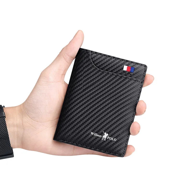 Мужской кошелек высококачественный кожаный короткий Футляр для карт чехол