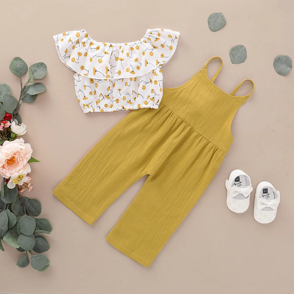 2 предмета для малышей повседневная одежда маленьких девочек плиссированное
