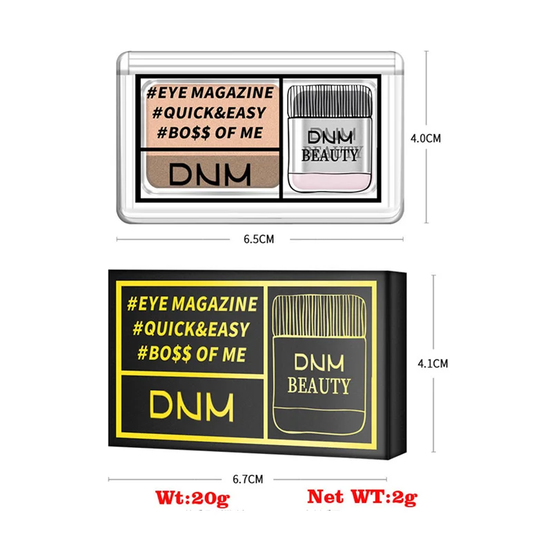 

Dual Color Gradient Lazy Eye Shadow Makeup Palette Glitter Eyeshadow Dwaterproof Pallete Water Glitter Shimmer Cosmetics The New