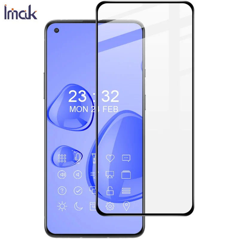 

Oneplus9 5G Tempered Glass IMAK Full Coverage Front HD Film for Oneplus 9R Tempered Glass One Plus 9 R Screen Protector Cover