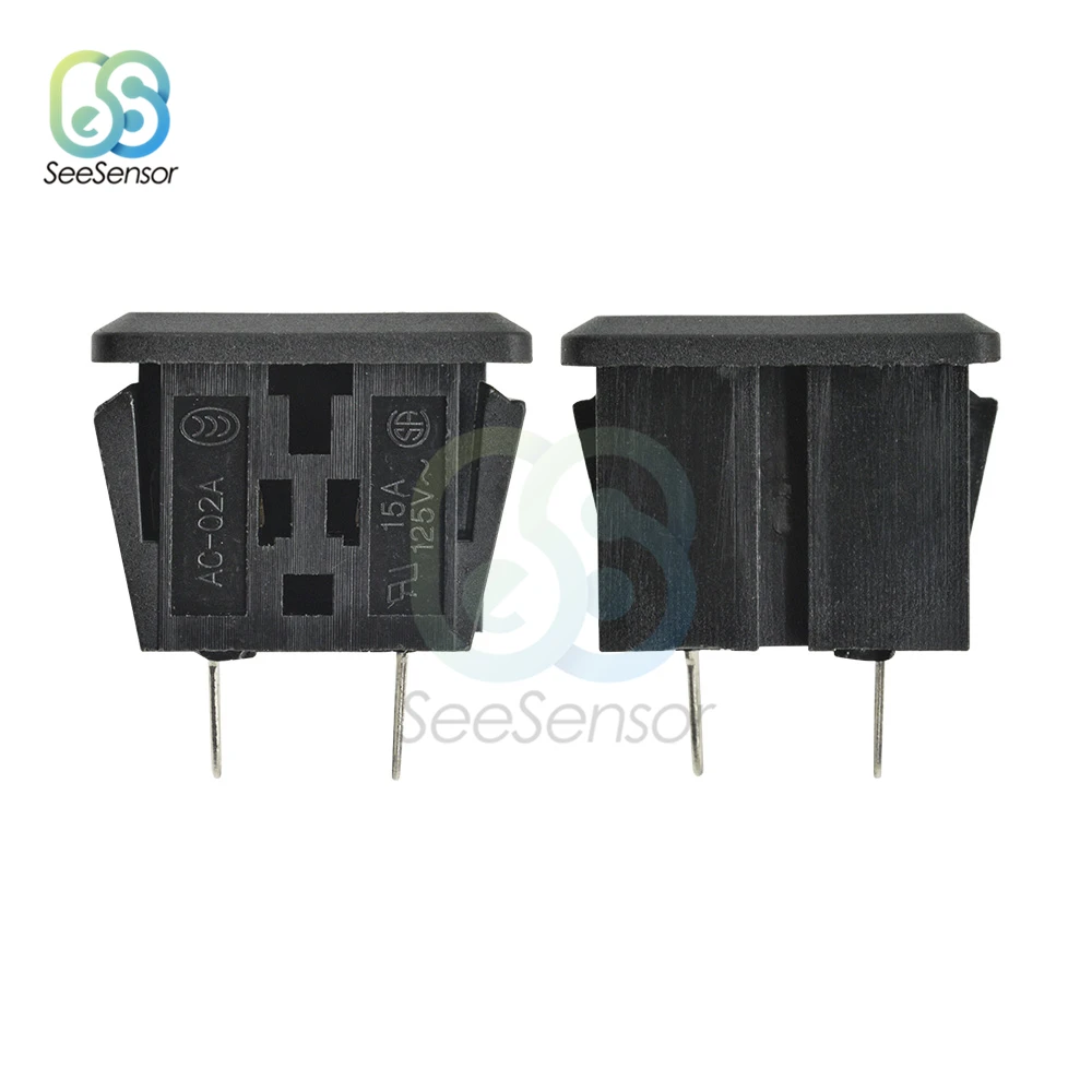 5 шт. AC 15A 125V 2 Pin US Plug Панель Крепление розетка питания черный | Обустройство дома