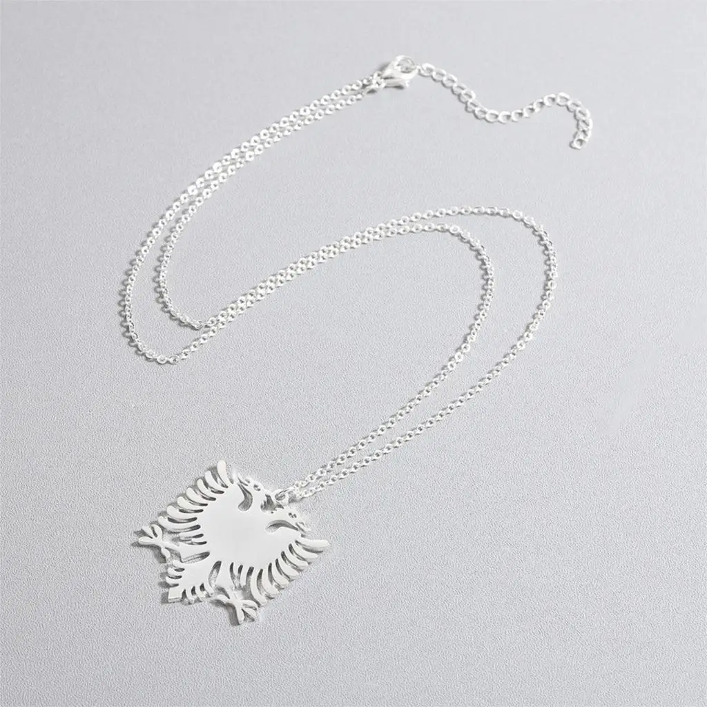 Ожерелье с подвеской в виде орла из Албании женское ожерелье гербом двуглавым