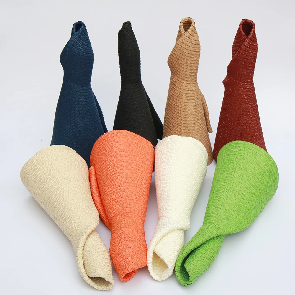 

Wholesale 15Colors Ladies Summer Oversized Hats Women Floppy Big Beach Hat Fashion Foldable Vacation Sun Visor Caps Dropshipping