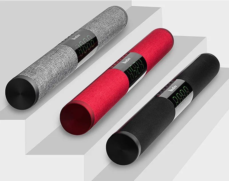 Bluetooth Саундбар сабвуфер динамик 20 Вт ТВ Будильник показывать книжную полку