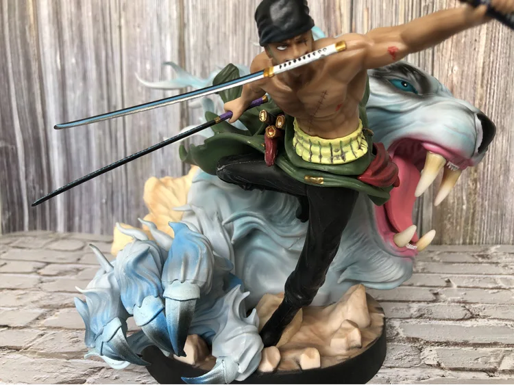 One Piece Roronoa Zoro три тысячи миров белый тигр Охота GK статуя новая аниме экшн-фигурка