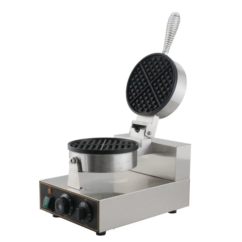 Commercial waffle maker electric Belgian Waffle baker Non stick waffle making machine 4pcs bubble iron plate cake oven