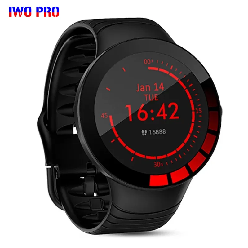 

IWO PRO E3 Smart Watch 2021 Sports Men IP68 Waterproof Full Touch Screen Heart Rate Blood Pressure Tracker Music Play Smartwatch