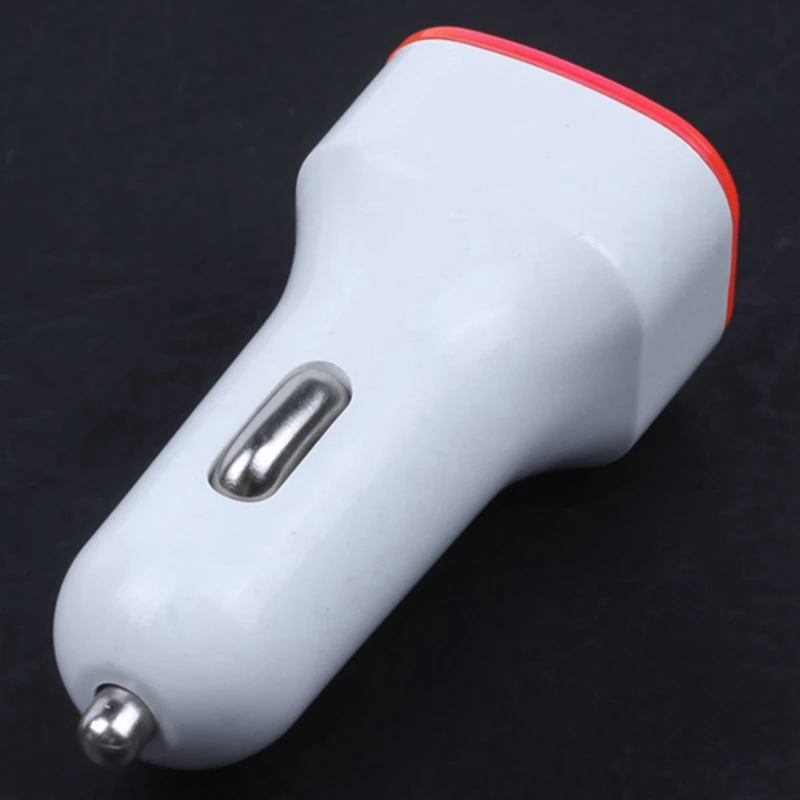 Зарядное устройство для телефона 2.1 светодиодный USB двойной порт горячий адаптер