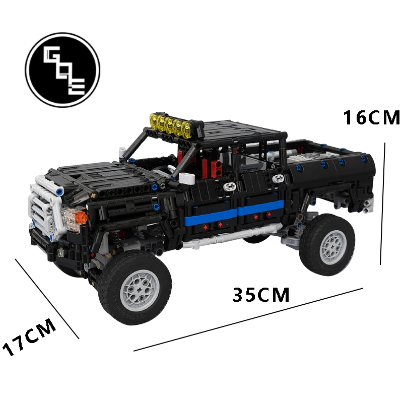 

Technic Dual-Driveshaft car MOC-16304 build model creator expert creative ideal building blocks bricks toys for kids gifts