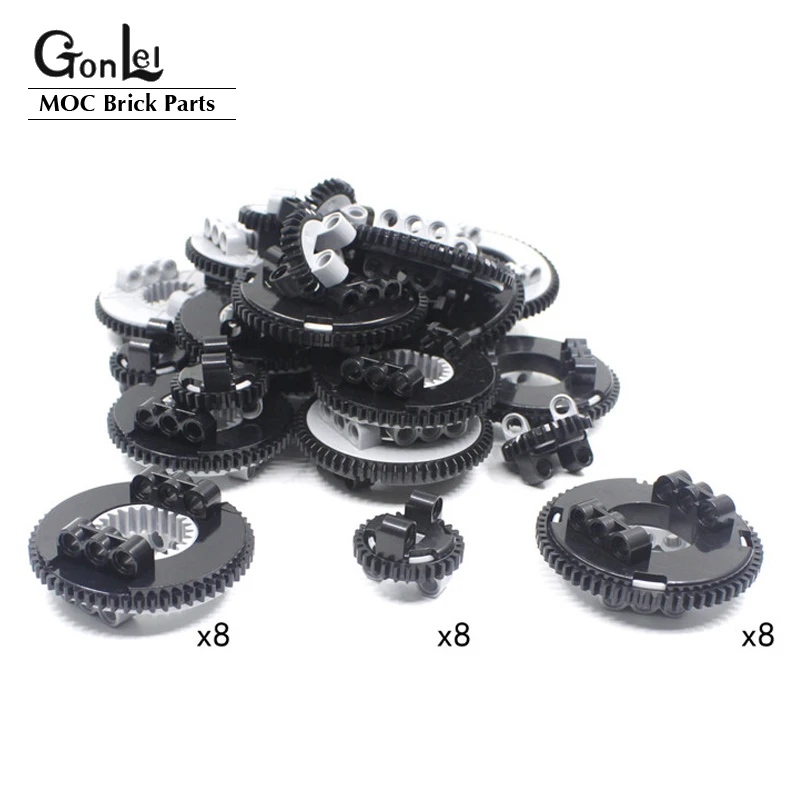 24 шт./лот высокотехнологичные шестерни стойка комбинация/Вращающаяся платформа