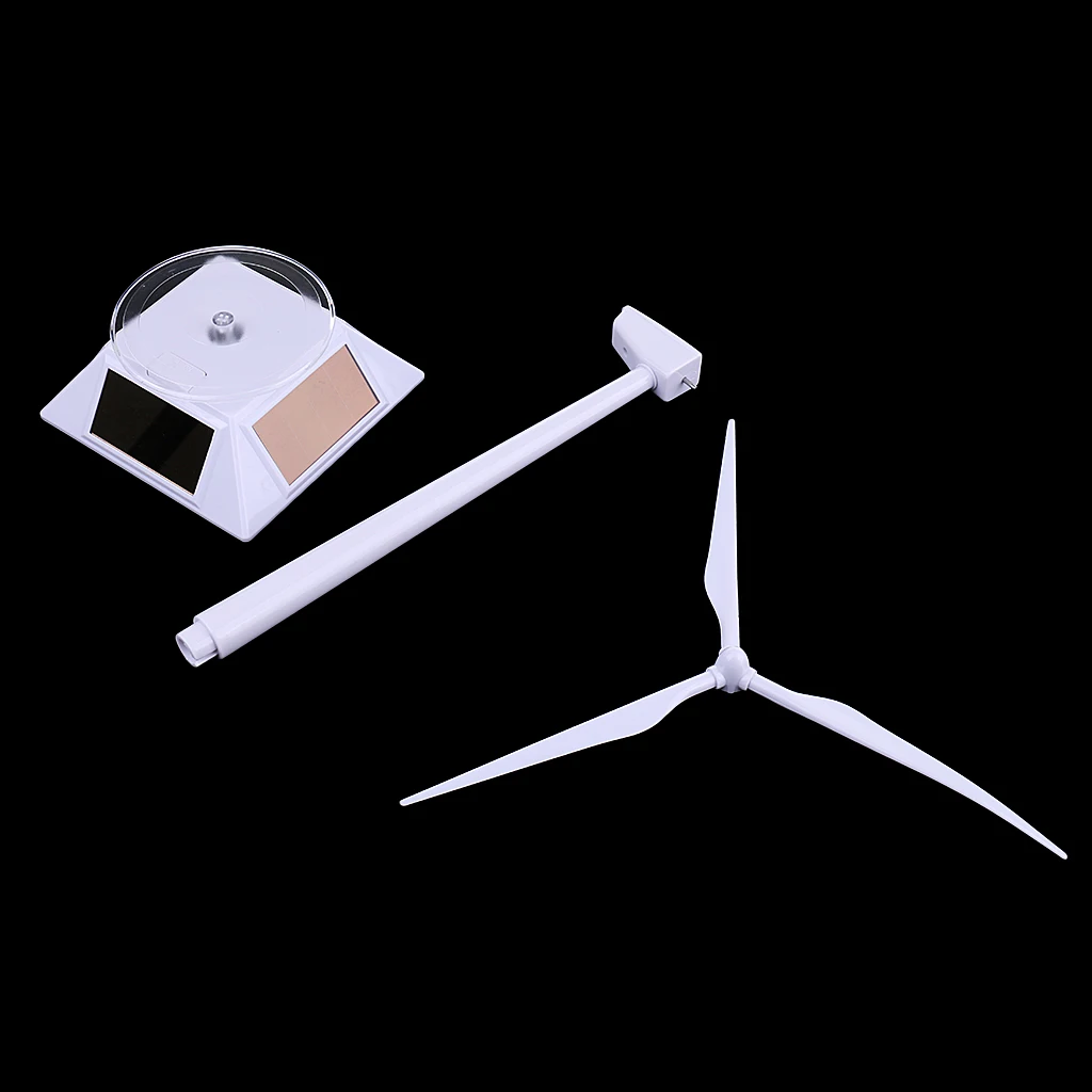 Ветряные мельницы на солнечной батарее 2 шт. настольная модель ветра детские