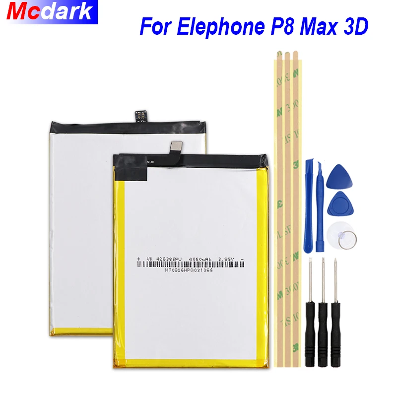Аккумуляторная батарея Mcdark 5000 мАч для Elephone P8 Max 3D Batterie аккумуляторная AKKU ACCU PIL