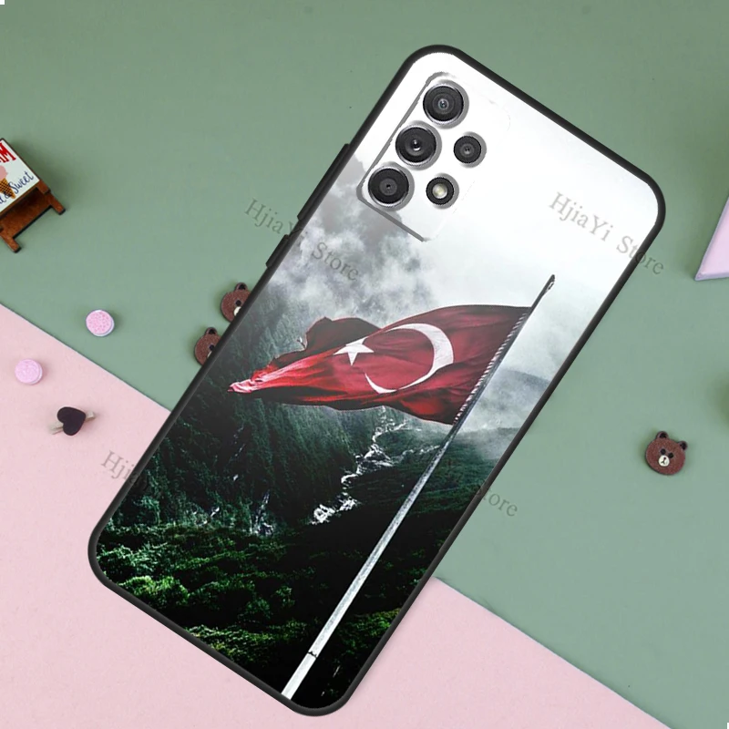 Чехлы с турецким флагом для Samsung A53 A33 A23 A13 A73 A12 A22 A32 A42 A52 A72 A50 A51 A71 A14 A34 A54 чехол