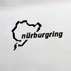 Автомобильная наклейка New Nurburgring, автомобильная гоночная дорога, забавная окно фургона, бампер, светоотражающие Аксессуары, Стайлинг, Виниловая наклейка, 15 см