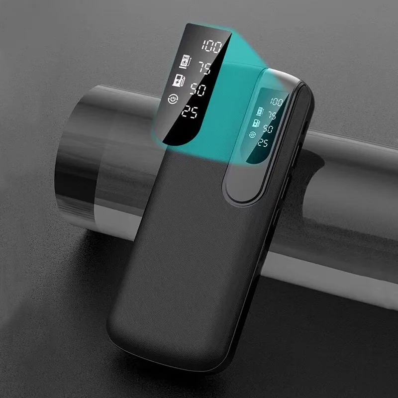 portable 80000mah fast charging power bank charger with led display 2usb flashlight external battery for xiaomi iphone samsung free global shipping