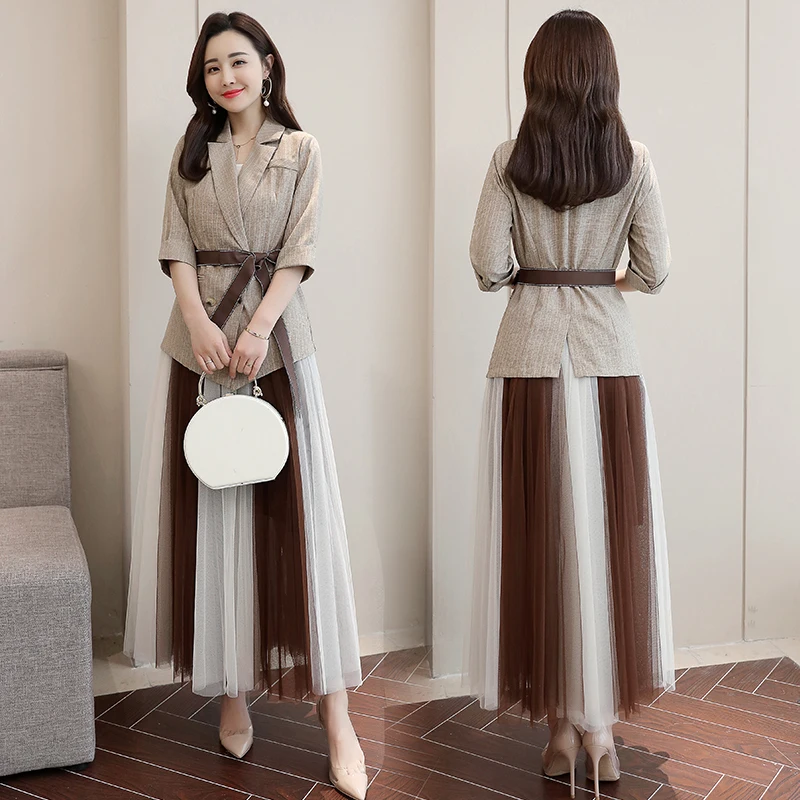 YASUGUOJI новинка 2021 модный блейзер в полоску со стандартным костюмом Официальный