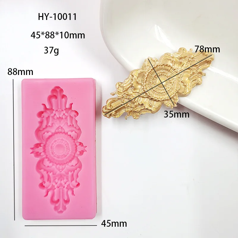

Clear Pattern Flower Lace Silicone Fondant Chocolate Resin Sugarcraft Mold For Pastry Cup Cake Decorating Kitchen Tool