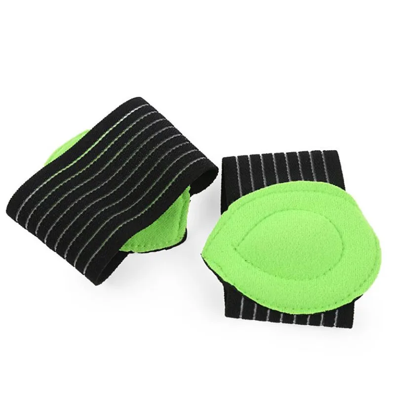

2pcs Arch Support Foot Cushion Pads Compression Massager for Flat Feet Green Decrease Plantar Fasciitis Pain Foot Care patch