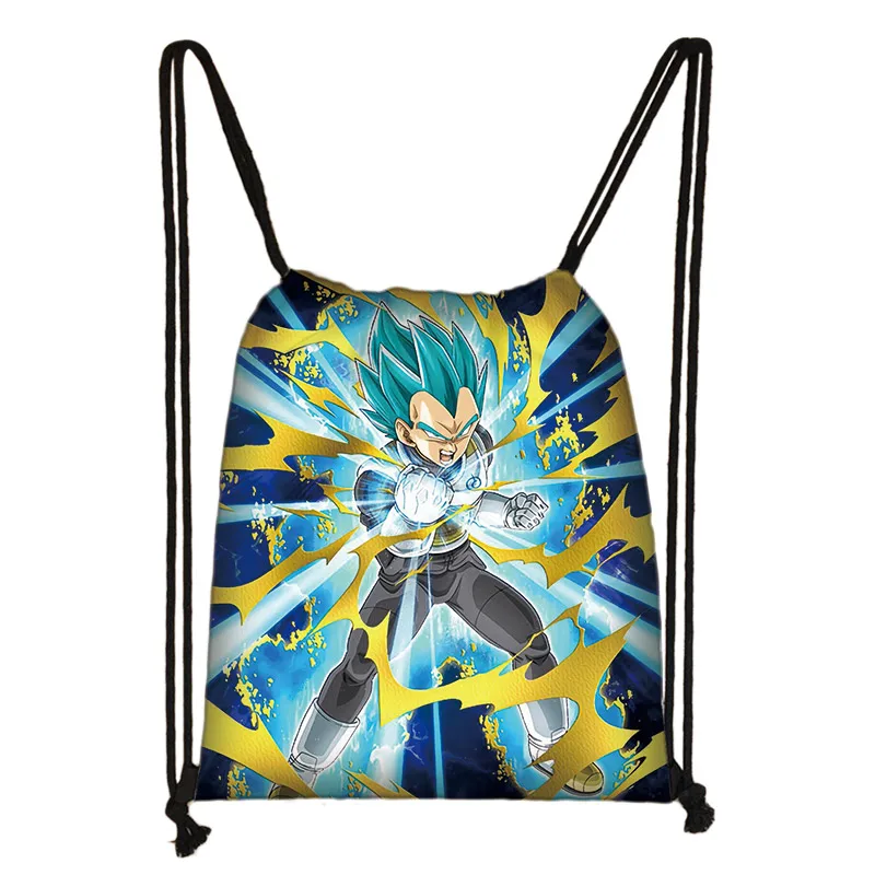 SKD-QLZ7 Аниме dragon ball drawstring сумка Goku Saiyan холщовый рюкзак подростковый рюкзак для мальчиков сумки для хранения - Цвет: SKD-QLZ7