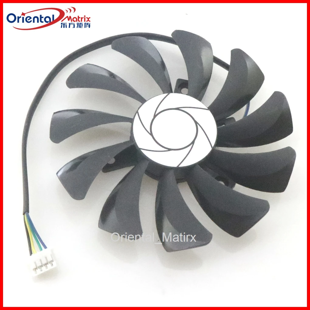 

HA9010H12F-Z 12V 0.57A 85mm 40*40*40mm 4Pin For MSI RX560 550 GTX1050 GTX1060 AERO ITX Graphics / Video Card VGA Cooler Fan