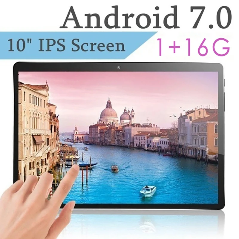 

10.1 Inch 7.0 IPS Sn Tablet Octa Core MT6580 RAM 1GB ROM 16GB 3G Dual SIM Card Phone 3G Call WIFI Tablets PC EU Plug