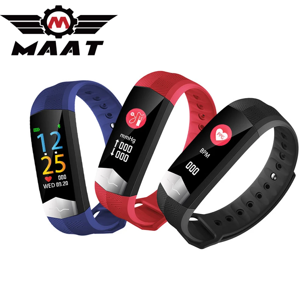 MAAT CD01 Смарт часы ЭКГ + PPG HRV здоровый сердечный ритм Мониторинг Артериального