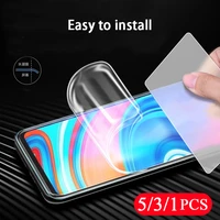 5-1Pcs soft full cover hydrogel film for huawei smart plus 2018 pro 2019 2021 2020 phone screen protector film Not Glass