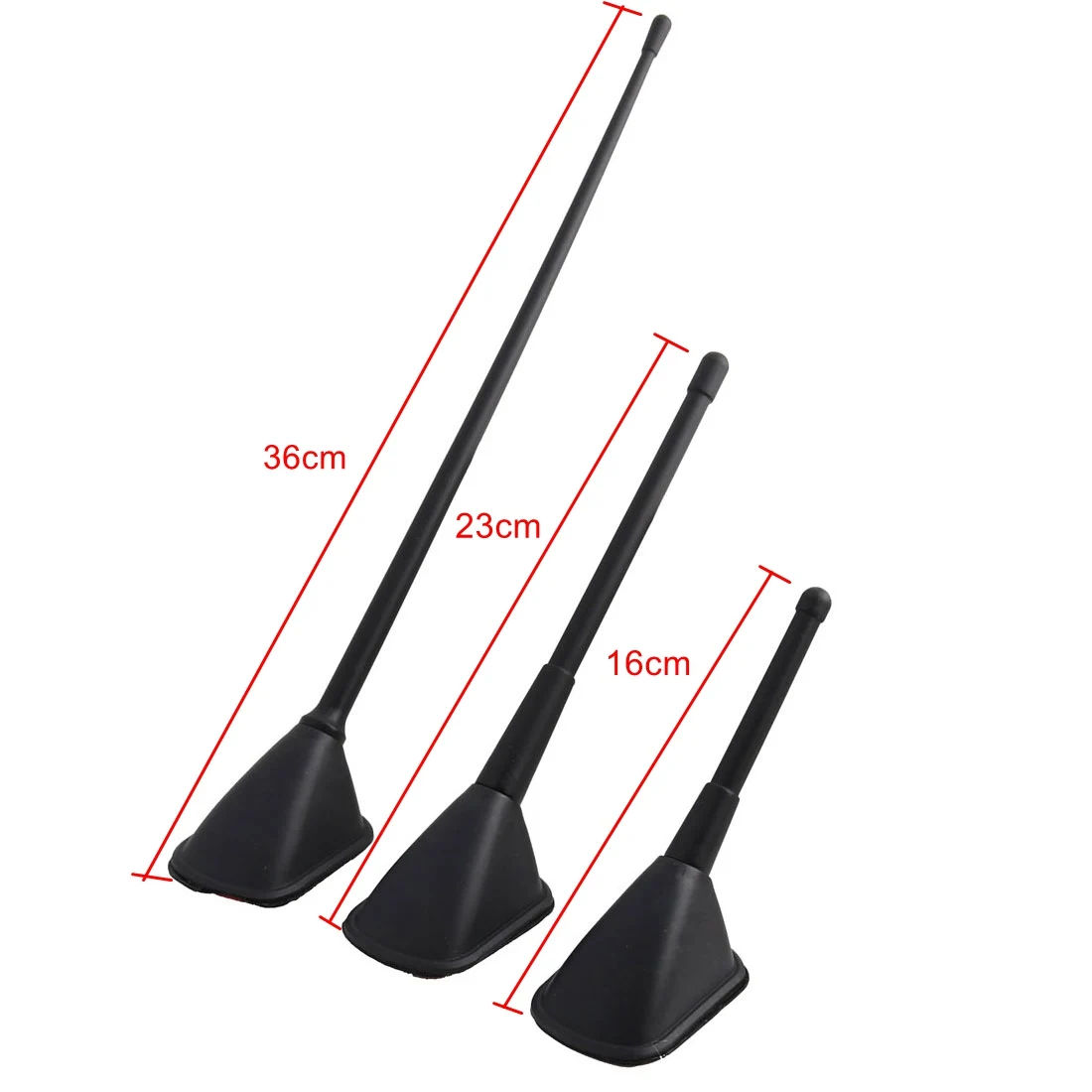 UXCELL 3 в 1 черная пластиковая внешняя антенна Fm Am для автомобиля|dummy antenna|am antennaantenna