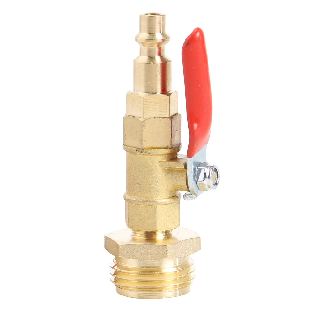 2 шт. медный фитинг для труб переходник латунный шаровой клапан 3/4 соединительный