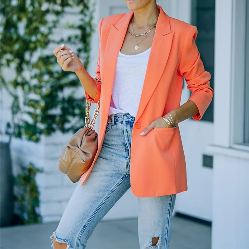 Женская куртка модная офисная униформа темпераментный Профессиональный