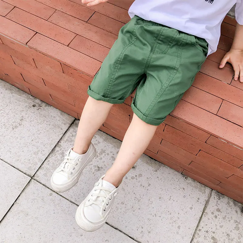 

Boys Baby's Kids Pants 2021 High Quality Solid Spring Summer Toddler Cotton Beach Casual Trousers Princess Children's Clothing
