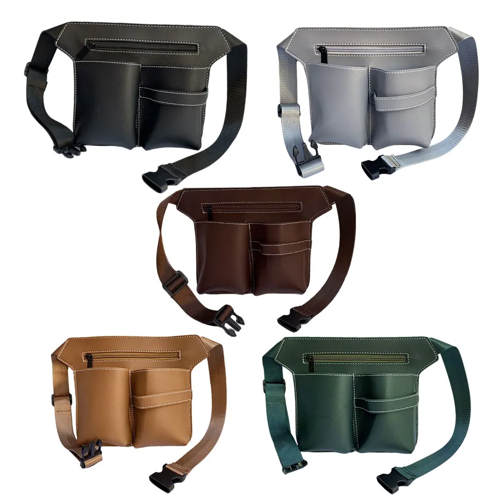 

Hair Scissor Bag Clips Comb Case Hairdressing Barber Hair Scissor Holster Pouch Holder Tool Salon Waist Pack Belt PU Leather Bag