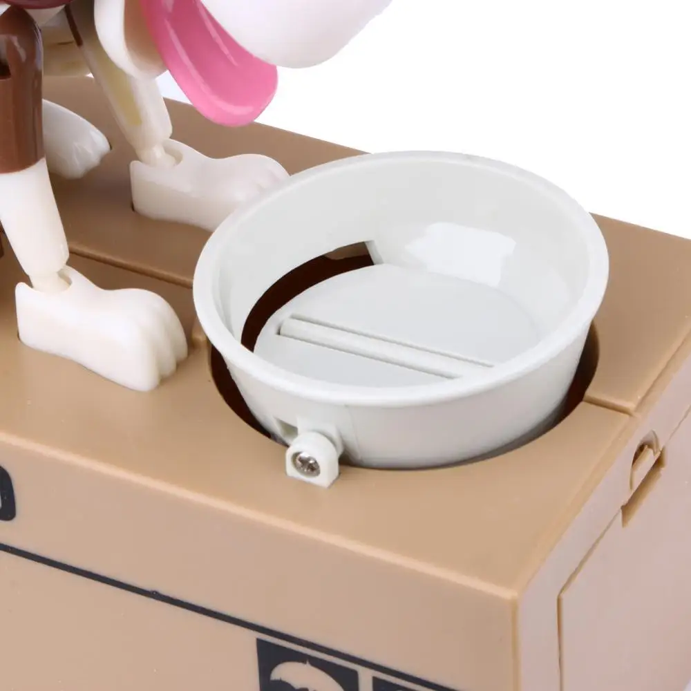 Piggy Bank Hungry Eating Dog Coin Case Money Save Box Collection Gift for Kids Children Funny Toy Dropshipping | Дом и сад