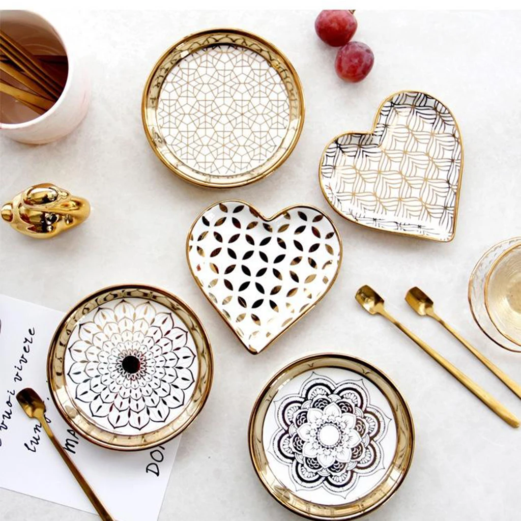 

Small Ceramic Tableware Home Dining Dish Pasta Dishes Dessert Plates Photo Props