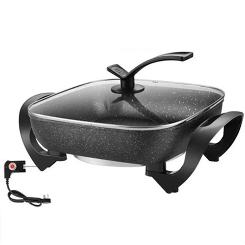 

Multifunctional Electric Cooker Household Large-capacity Integrated Electric Cooking and Frying Non-stick Electric Wok 6L ED