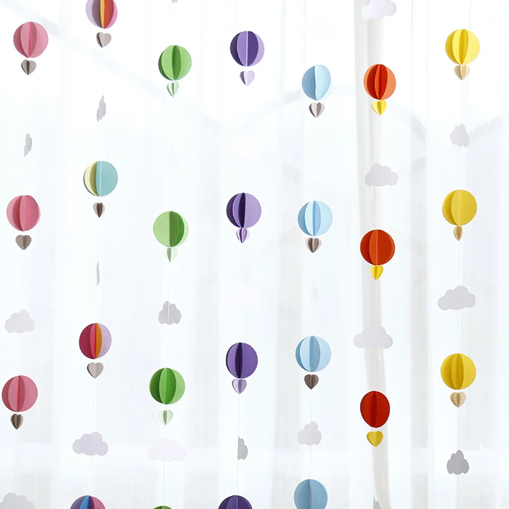 Облако бумага цветок занавес струны день рождения мероприятие вечеринка