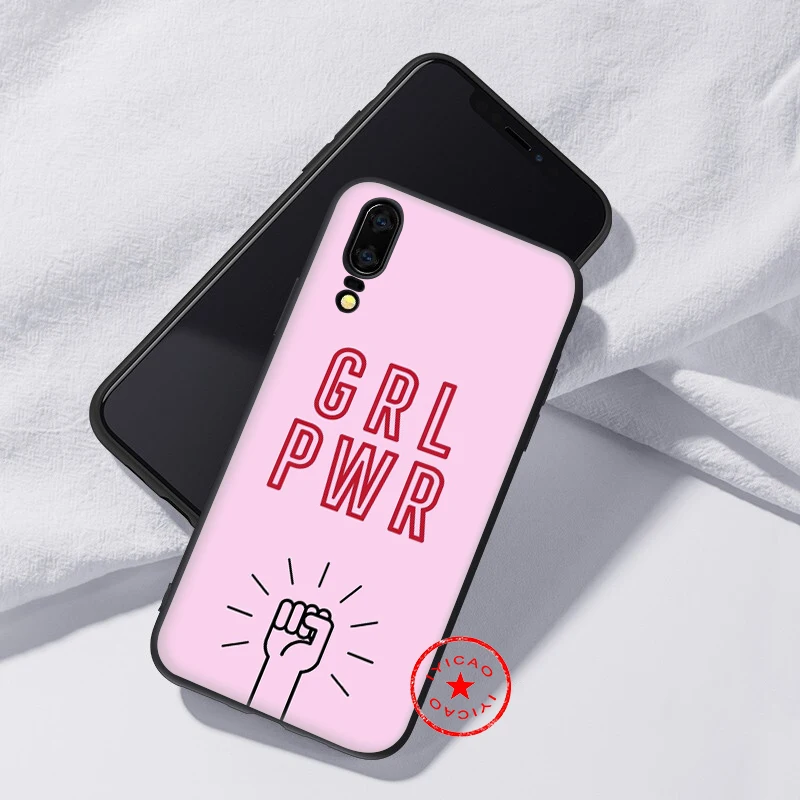 IYICAO Grl Pwr Girl Power Soft Case for Huawei P30 P20 P10 P9 P8 Lite Pro P Samrt Z Plus 2019 2018 2017 2016 2015 |