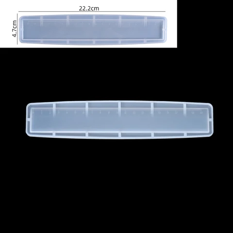 Линейка эпоксидной смолы силиконовая форма транспортир треугольник правый угол линейка формы DIY ремесло ювелирных изделий Инструменты литья смолы формы